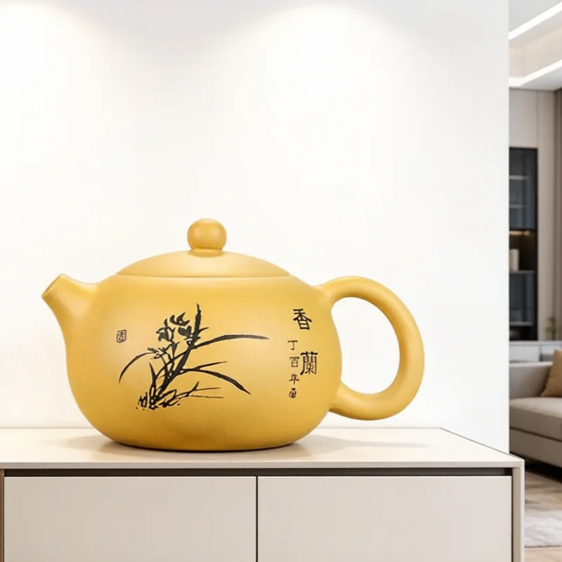 

Yixing Purple Clay Teapot 420ml Ceramic Teapot Kettle Tea Maker Tea Infuser Table Teas Making Tool Teaware Handmade Teapots