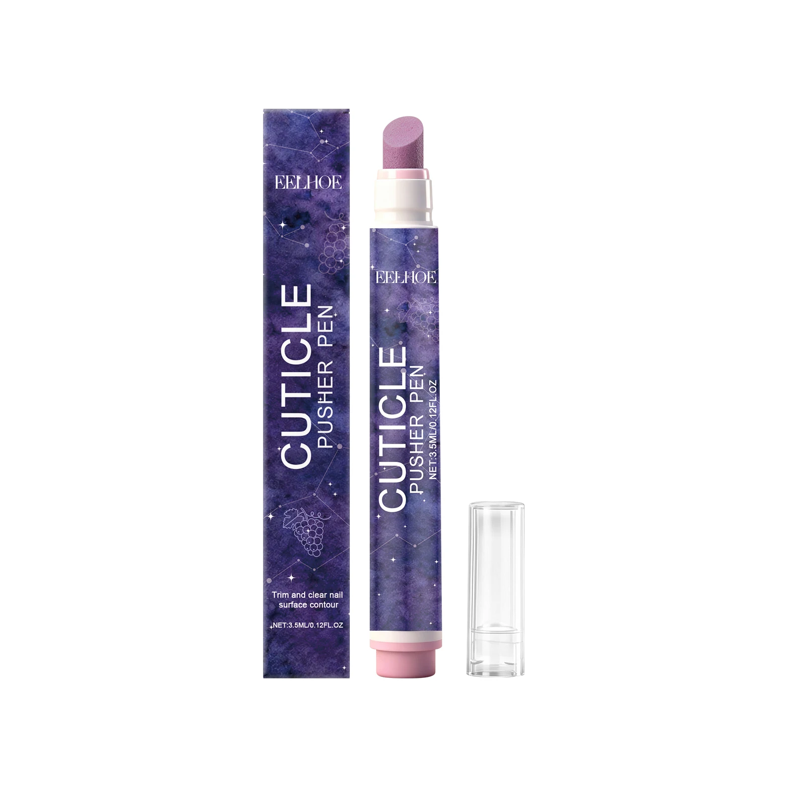Nail Edge Care Pen Transparent Quick-Drying Prevents Hangnails Repairing Cuticles Breakage Removes Dead Skin Cuticle Pusher Pen