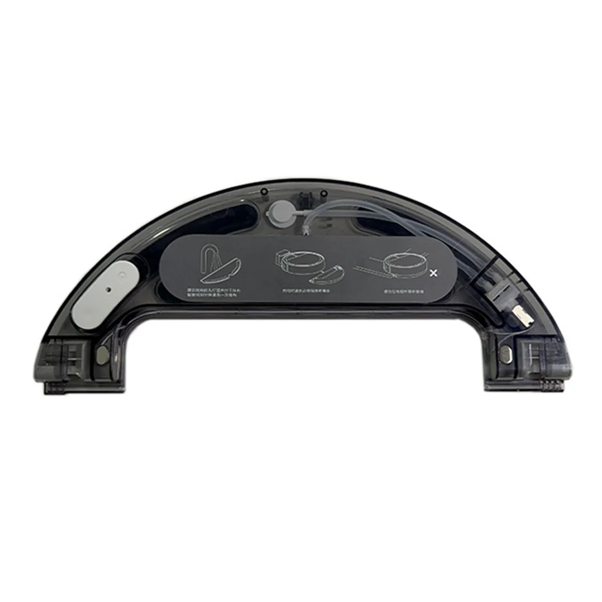 Dreame L10Plus Z10Pro D10S Plus 로봇 진공 청소기 슬라이드 교체 부품이있는 전기 제어 물 탱크