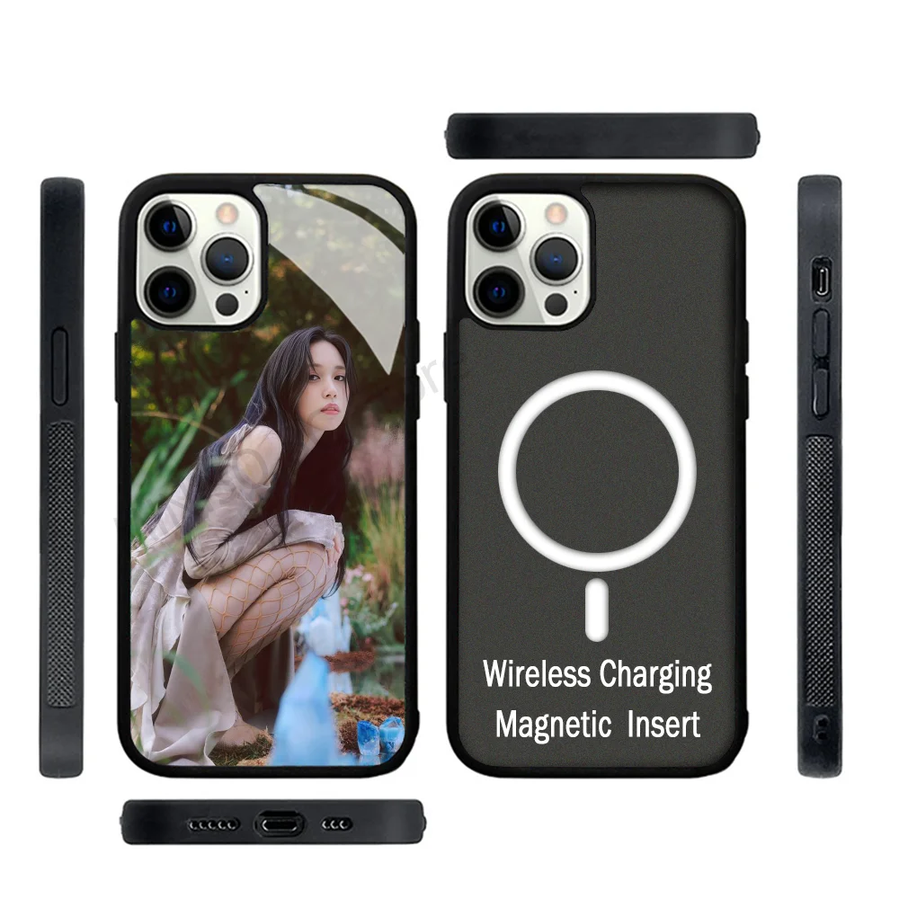 Korean Girl Mina T-Twice Phone Case Strong Magnetic For IPhone 15 14 13 Pro Max 11 12 Mini For Magsafe