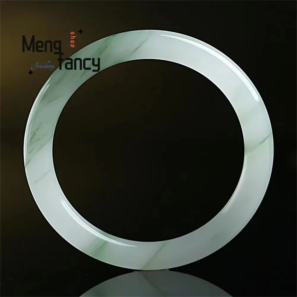 

Natural Golden Silk Jade Tianshan Jade Bangle High-grade Exquisite Luxury Quality Fashion Jewelry Sexy Young Girls Holiday Gift