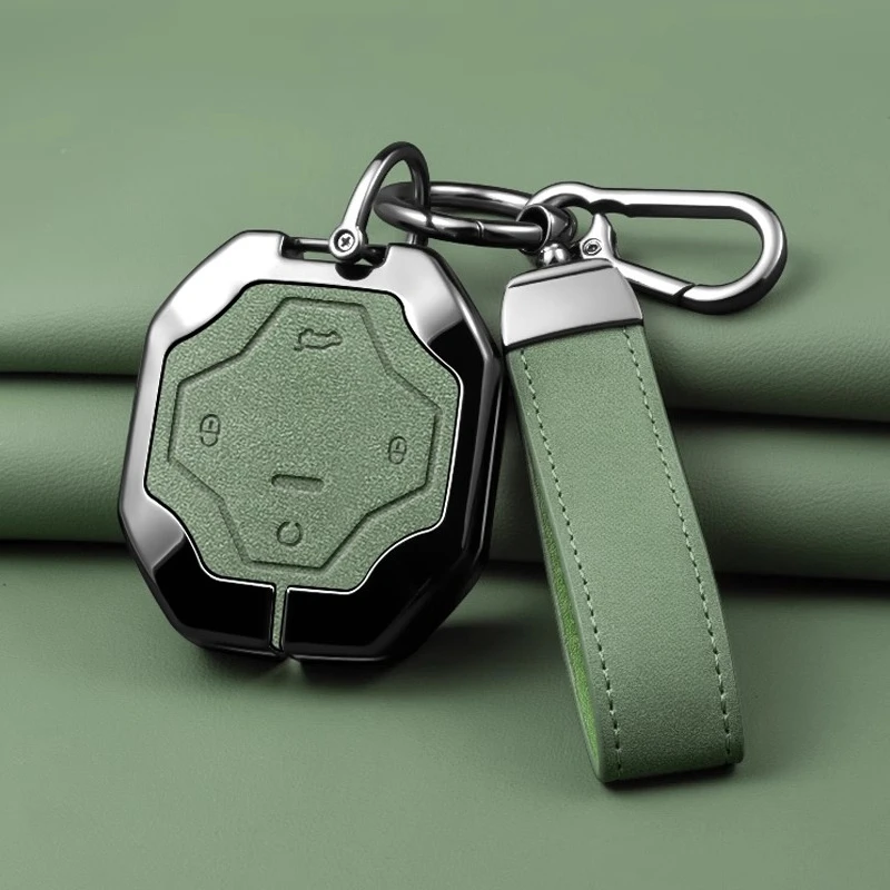 

Car Smart Fob Key Case Buckle For Chery Jetour Traveller 2023 2024 Jetour T2 Key Full Cover Holder Chain Auto Accessories