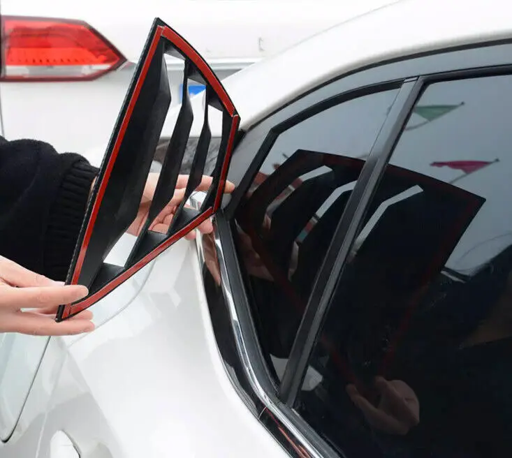 لنيسان سنترا سيلفي 2020 -2024 سيارة الخلفية كوة الجانب نافذة مصراع غطاء لوحة الكسوة ملصق تنفيس مغرفة اكسسوارات السيارات #3