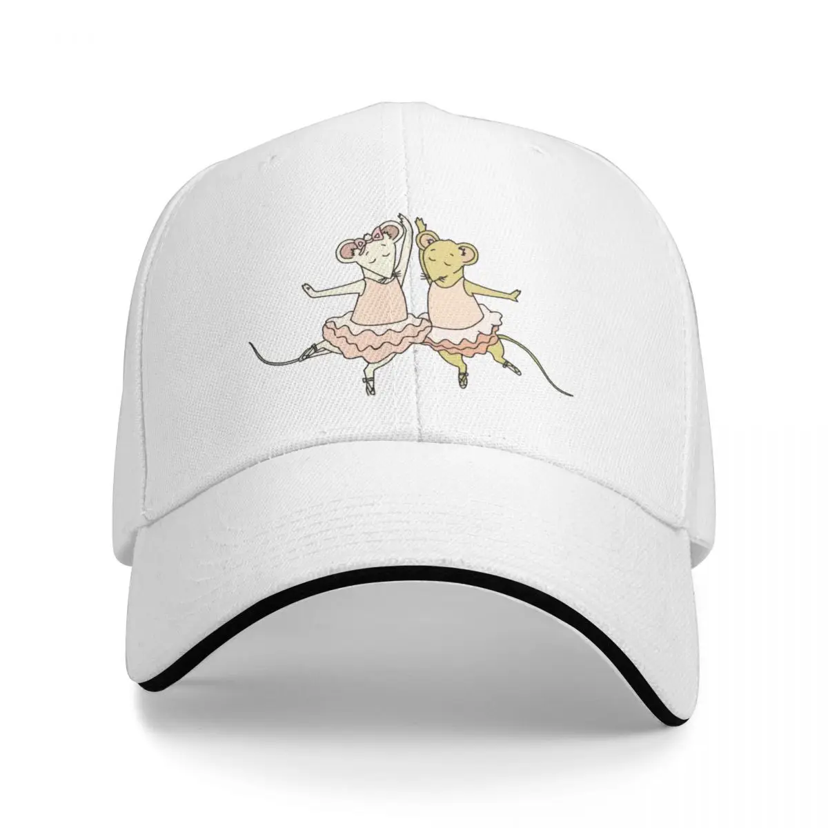 Ballerina Mouse and Anya Friend Art Baseball Cap Rugby custom Hat Men's Caps Women's