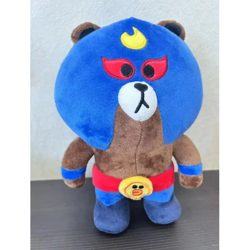 Juguete de peluche de juego de Brawls para niños, muñecos de almohada, personajes de juego, regalos de cumpleaños, estrellas, Leon, Shelly, Poco Clot