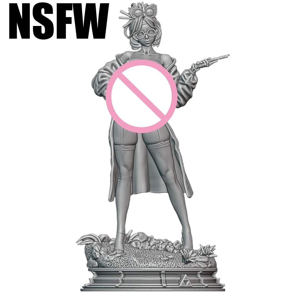 Belle-Purah NSFW – Kit de modèles en résine, poupée imprimée en 3d, Kits de statues de figurines en résine non assemblées, jouet non peint, ensemble de jeu Gk, 1/24