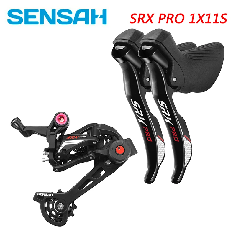 

SENSAH SRX PRO 1x11 Speed 11s Road Bike Groupset STI R/L Shifter + Rear Derailleurs Gravel-Bikes Cyclo-Cross