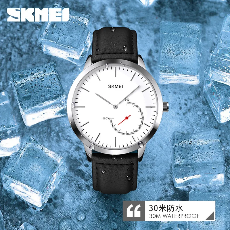 Skmei Skmei Fashion Casual Multi-Functional Business Pointer Leather Waterproof Bluetooth Smart Men\'s Quartz Watch