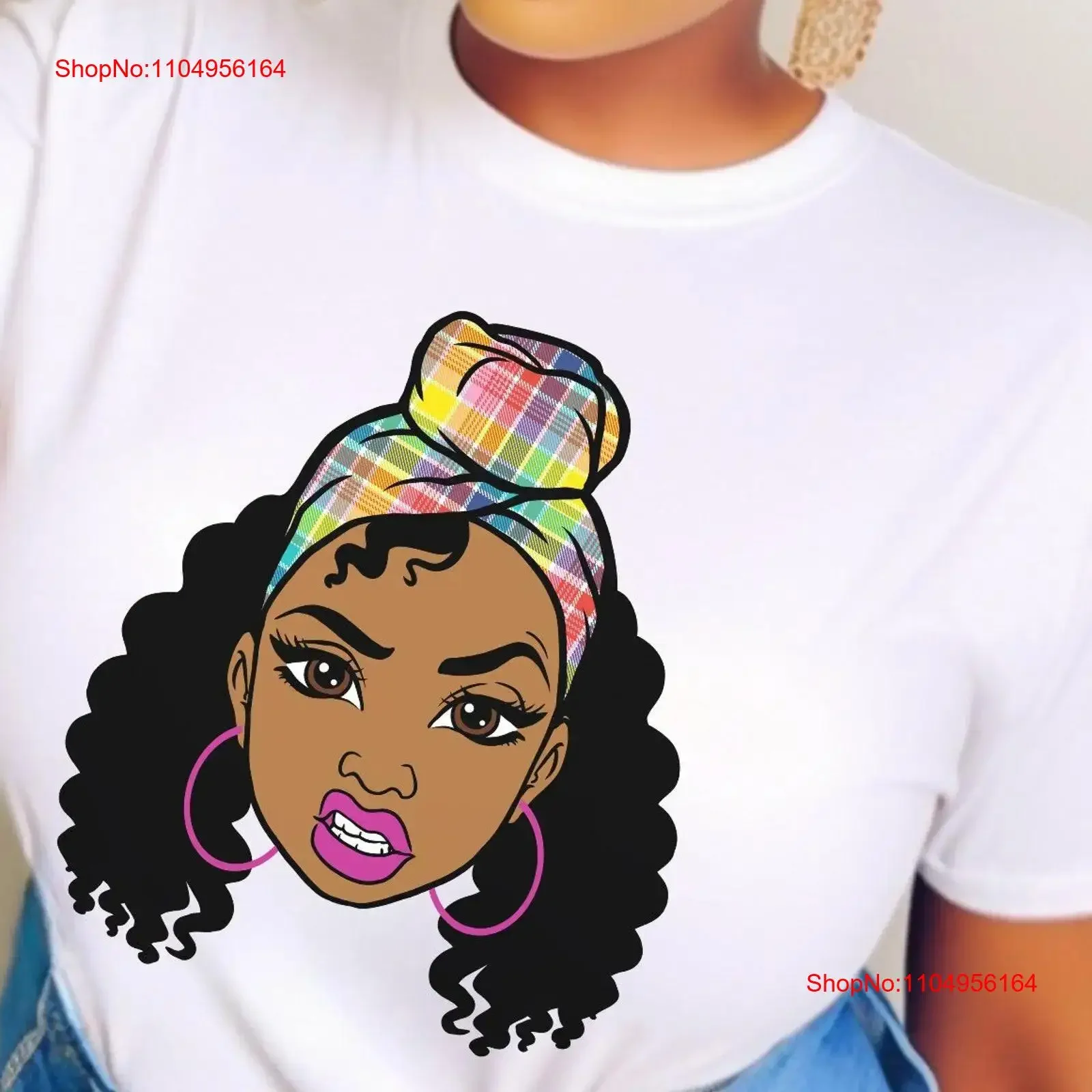 Camiseta envolvente para la cabeza de Madras de las Islas Virgen, melanina caribeña colorida para mujer, hermosa Reina Negra Afro, moda vintage lavada