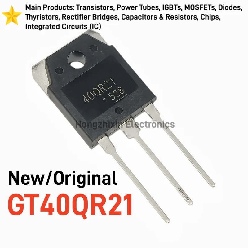 10PCS GT40QR21 TO-3P IGBT Transistor 1200V 40A Power Triode For Induction Cooker Inverter New Original Electronic Component