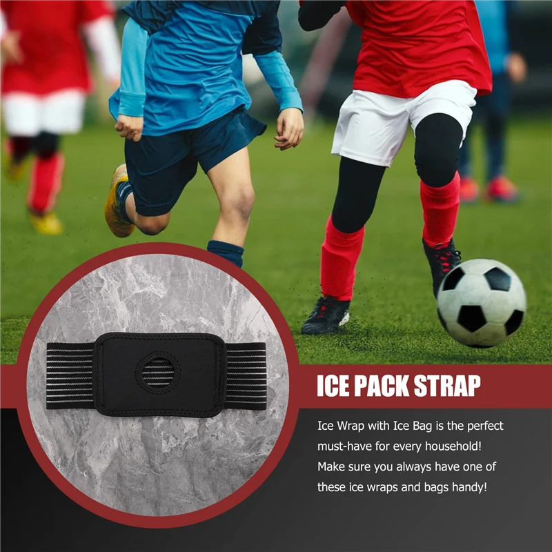 

-ESTR Reusable Strap For Ice Pack Knee Gel Wrap Hot Cold Therapy Pain Relief Arthritis