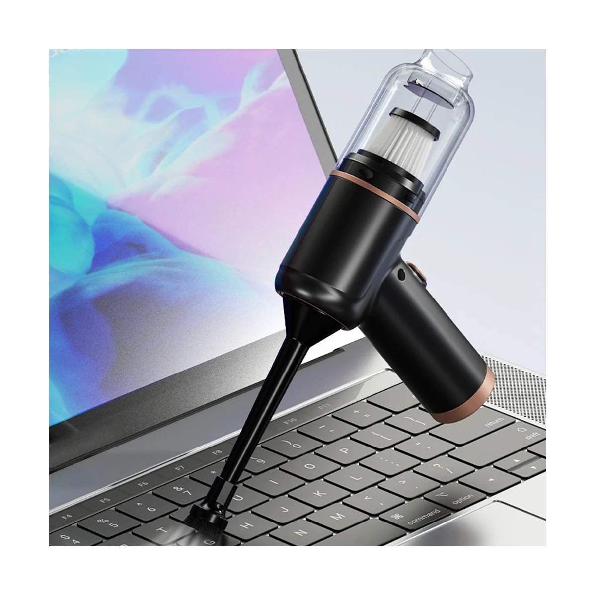 Aspirador de pó portátil do carro, Mini Handheld, soprando poeira, casa, Dual-poeira Catcher, escritório