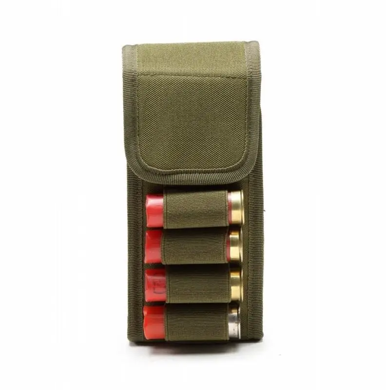 Tactische Molle Magazijn Zakje 16 Ronde 12 Gauge 12ga Munitie Schelpen Houder Patroonhouder Militaire Jacht Airsoft Geweer Munitie Zak