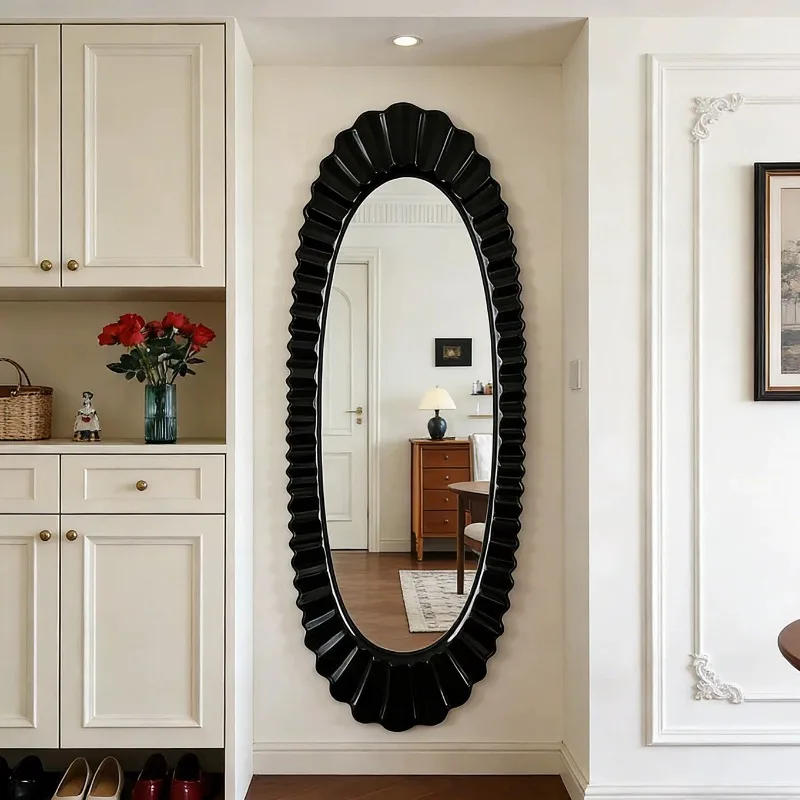 Bathroom Funky Mirror Luxury Modern Moving Wall Living Room Bedroom Full Body Standing Mirror Floor Espelhos Home Decorations