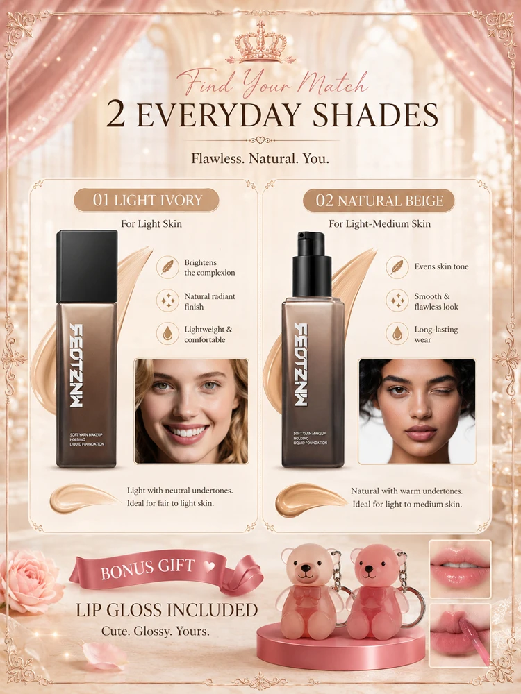 Soft Matte Foundation & Lip Gloss Set — product detail 4