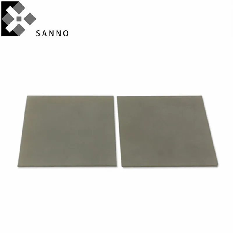 Aluminum Nitride Ceramic Sheet High Thermal Conductivity Heat Sink 100x100x5mm  10mm ALN High Temperature Insulation Sheet