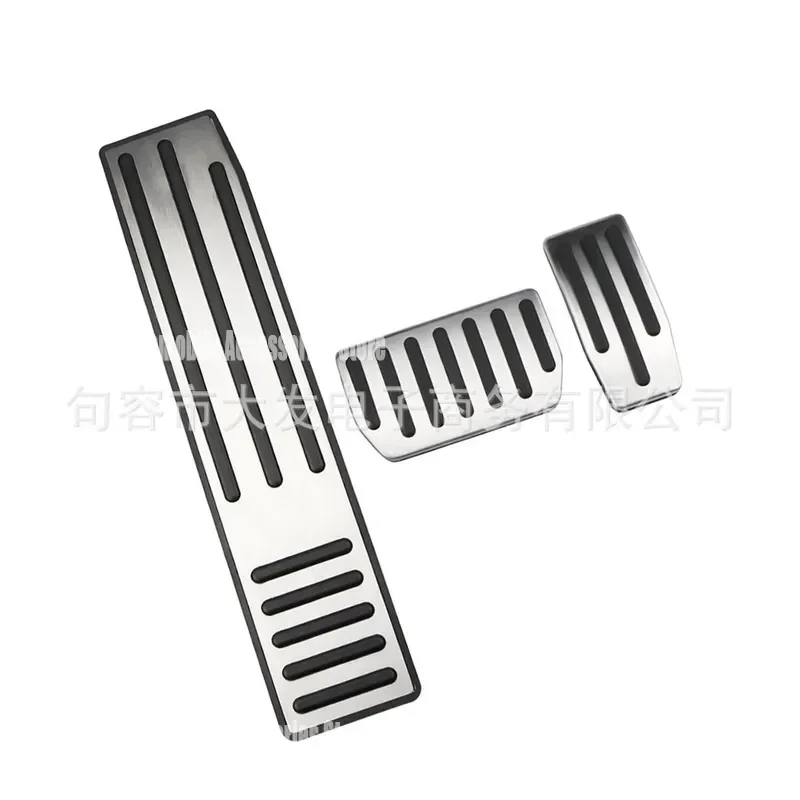 For Tesla Model X Model S Metal Brake Accelerator Pedal Cover Non Slip Foot Rest Pad Anti Slip Throttle Protector Car