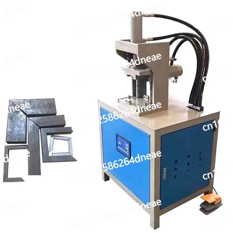 Hydraulic Angle Cutter 90 Degree Steel Pipe Hole Cutting Machine Square Tube Notching Punching Machine