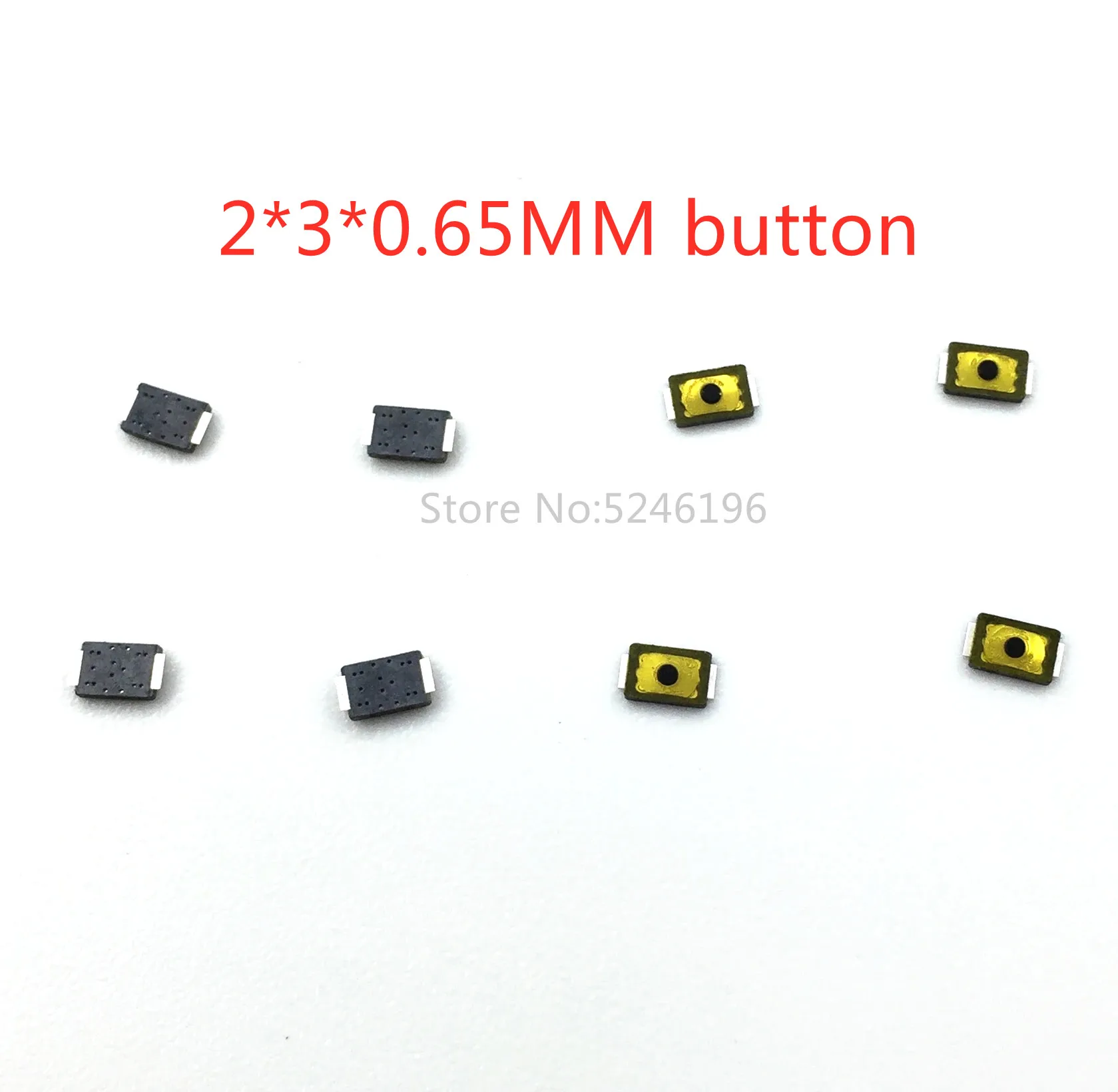 20-500pcs 2*3*0.65MM 2x3x0.65MM Power on volume button 2 Pin SMD for Mobile Phone Camera