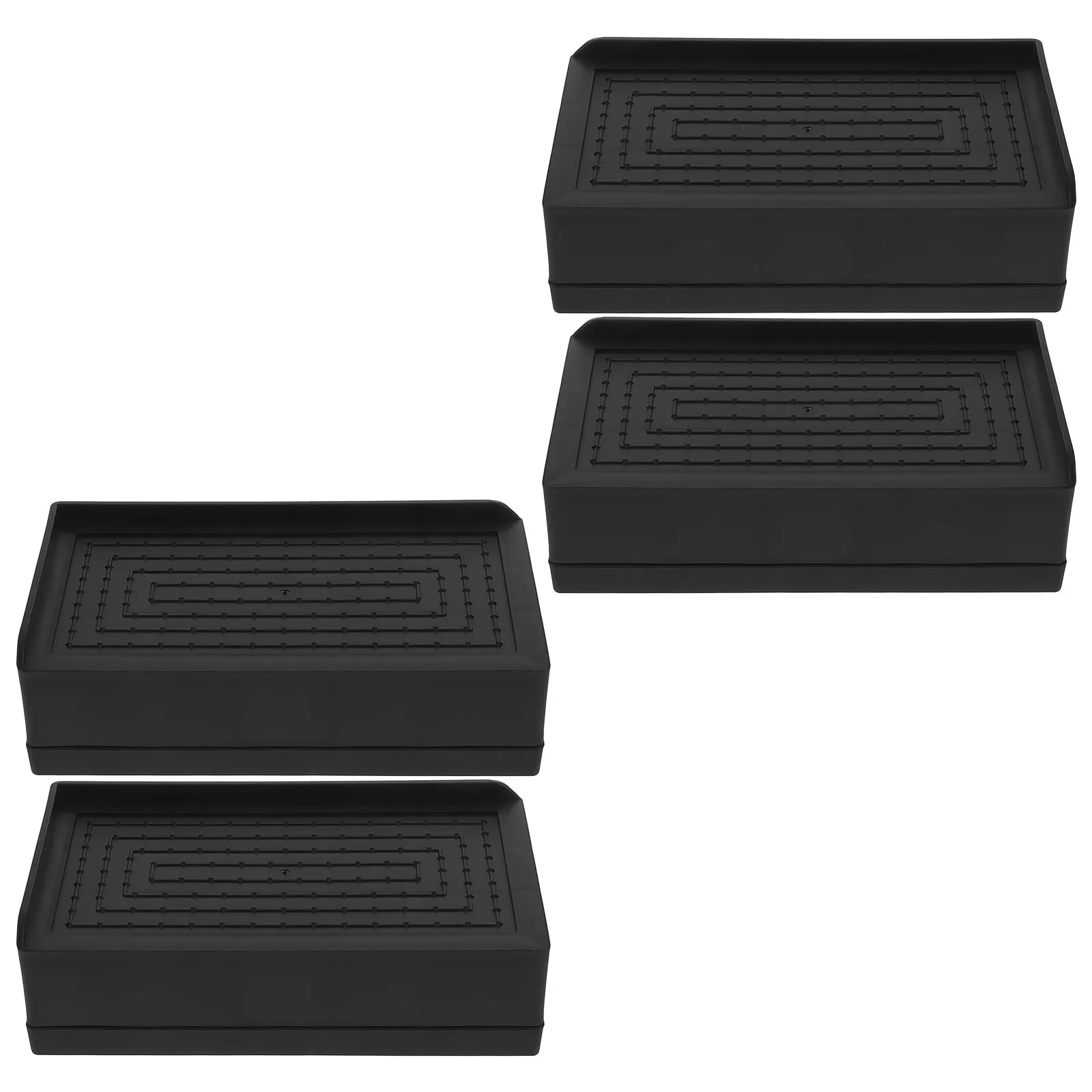4Pcs Heavy Duty Furniture Risers Adjustable Bed Frame Leg Extenders for Couch Sofa Desk Table Support Elevation