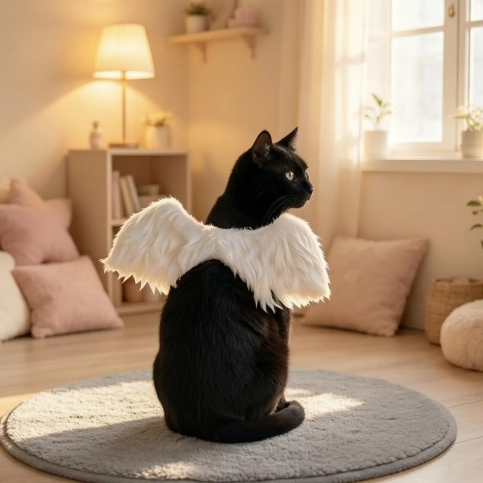 Pet Wing Costume with Harness Lightweight Dog Clothes Adjustable Comfortable for Pet Wing Costume with Harness Lightweight Dog Clothes Adjustable Comfortable for