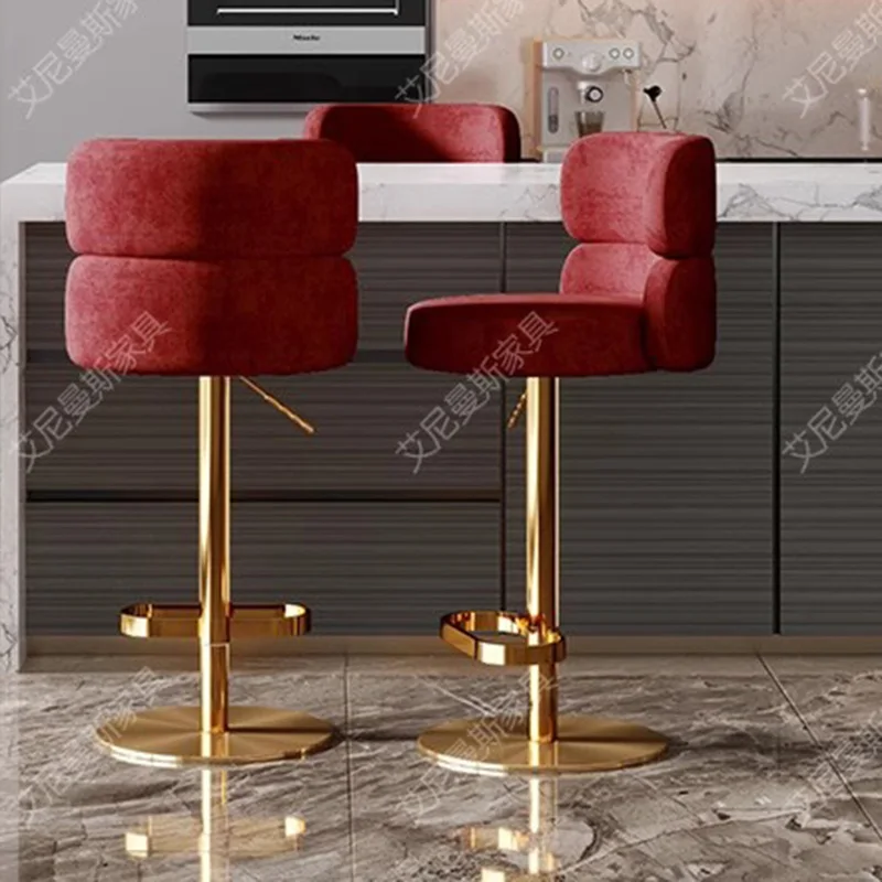 ارتفاع الشمال كراسي بار غرفة المعيشة الغرور مريح مصمم الحديثة كراسي بار تصفيف الشعر الغرور Cadeira أثاث فريد من نوعه