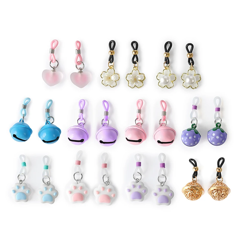 1 زوج سيليكون الحلمة المشابك الصدر البظر تحفيز جرس صغير مقاطع الثدي الجنس لعب النساء #6