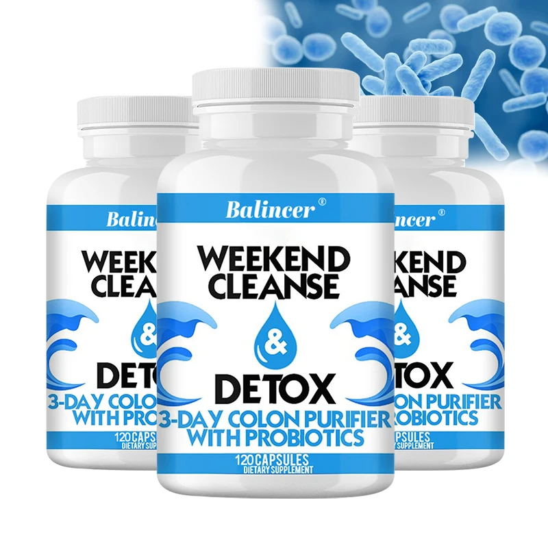 

Probiotic Capsules - Detoxifies The Intestine and Colon, Boosts Metabolism, and Provides Longer-lasting Energy for Men and Women