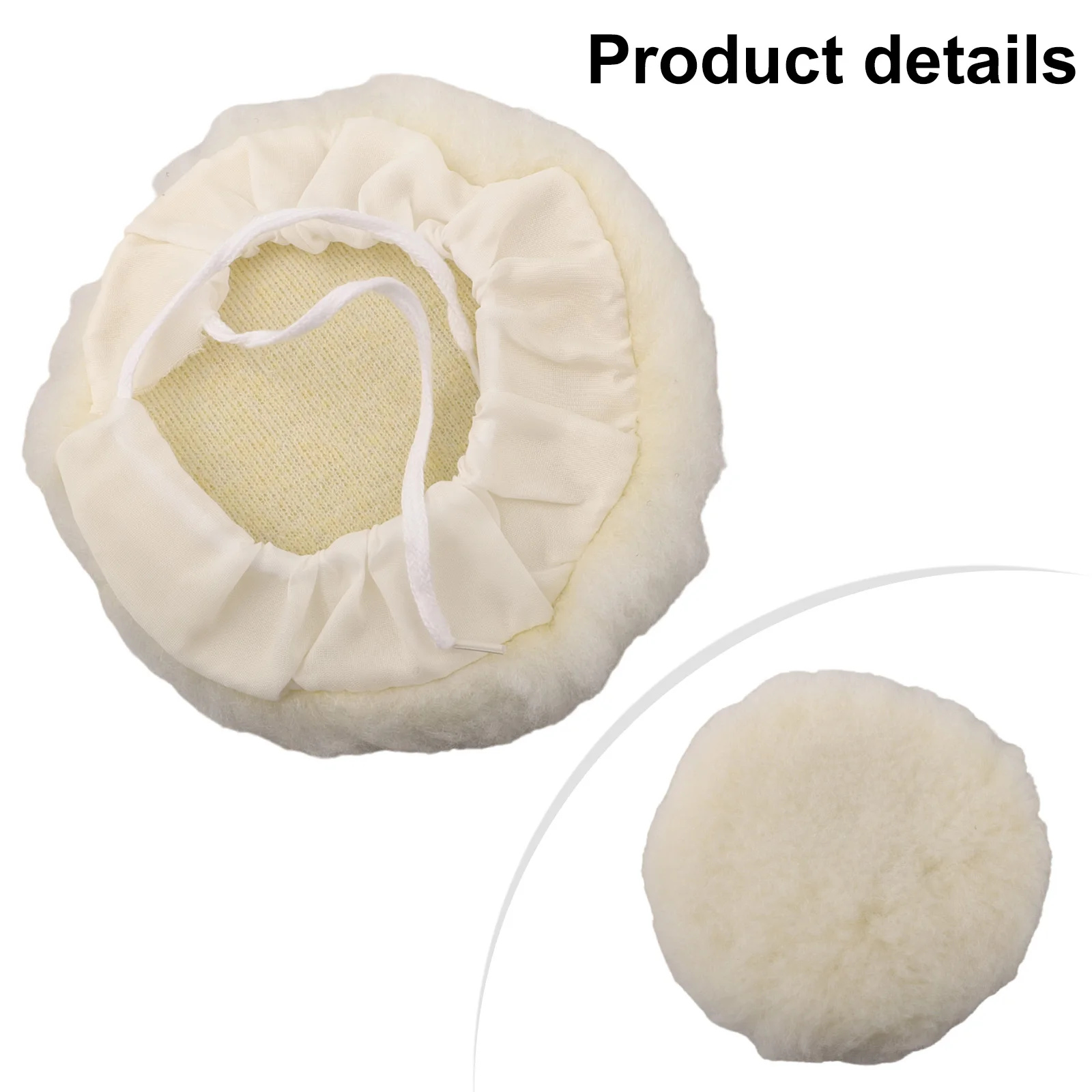Car Buffing Pads 6Pcs Buffer Buffing Lambs Wool Pad Polisher Pad Polishing Polisher 6inch Usefully High Quality