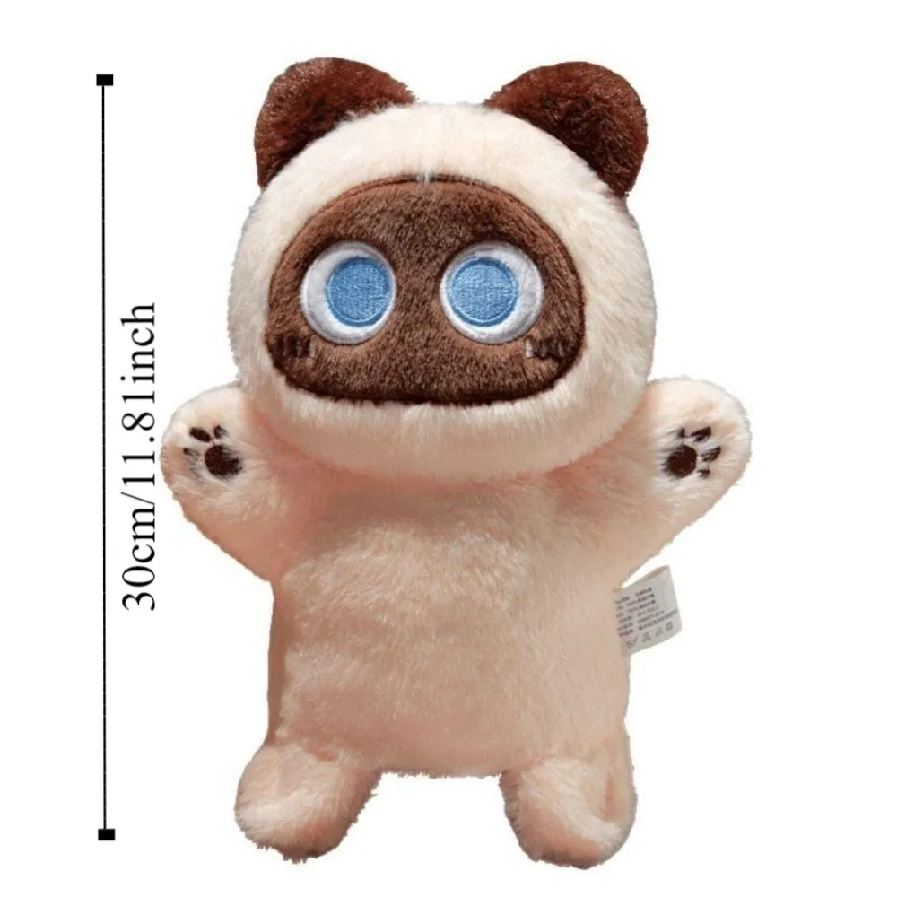 Marioneta de mano de animales para gatos, juguetes de peluche de simulación para contar historias, Educación Temprana, marioneta interactiva de historia de dedo de mano suave