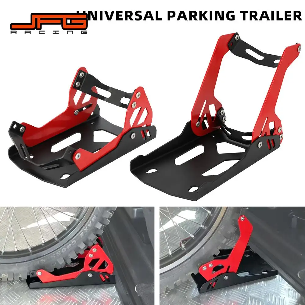 

Прицеп для мотоцикла, сверхмощная подставка для переднего колеса, подставка для колес, вертикальный упор для крепления стойки прицепа, парковка с фиксированной рамой, велосипед для грязи