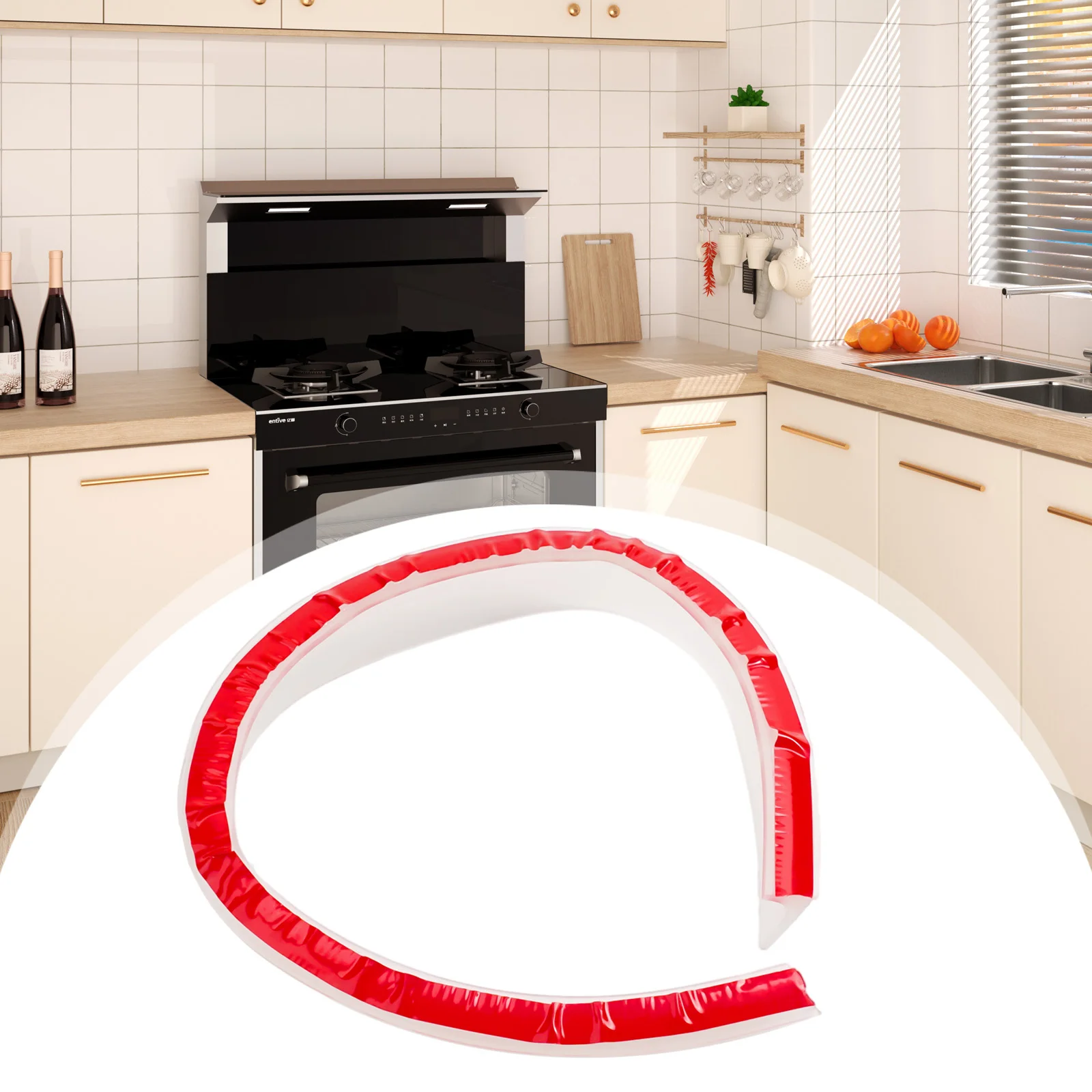 Keep your bathroom dry and damage-free with this waterproof water barrier strip  designed for ease of use and durability