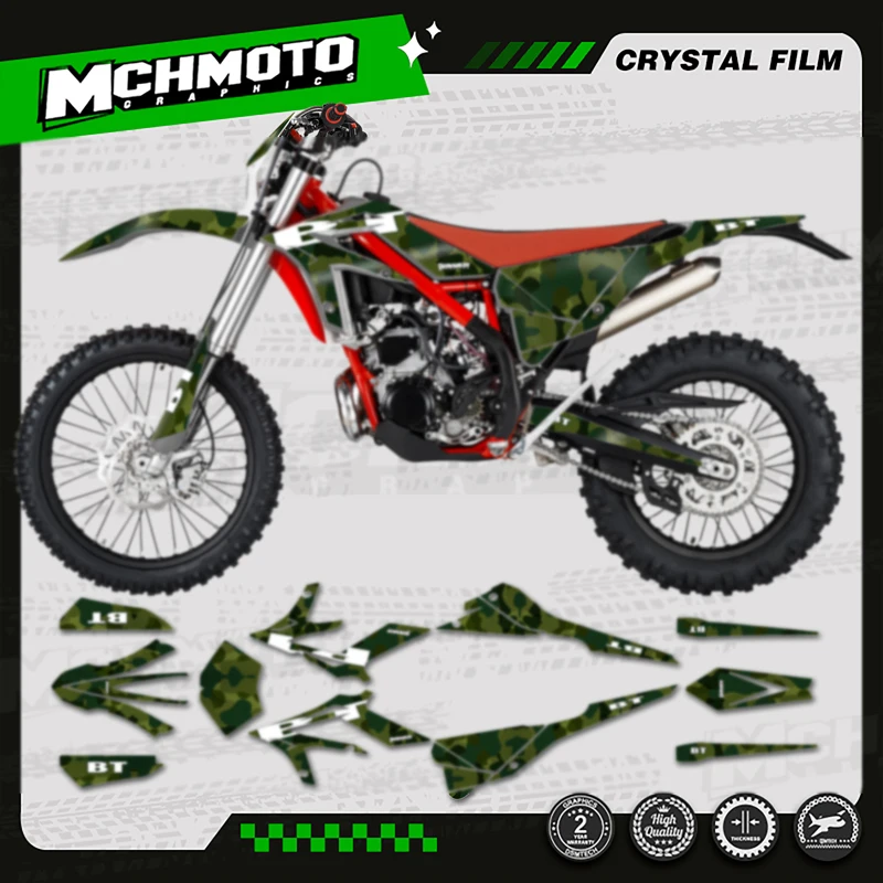 MCHMFG Motorcycle Team Motorcycle Decal Stickers For Beta Xtrainer 2015-2019 2015 2016 2017 2018 2019 250 300 350 -002