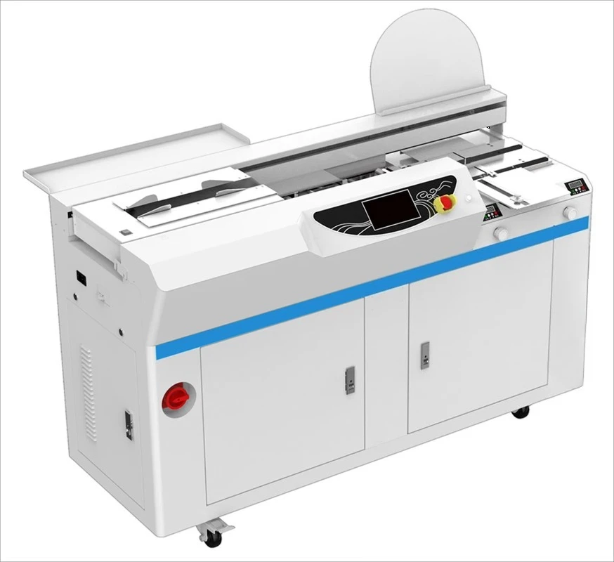 SG-BM600LP A4 size perfect glue binding machine, high quality factory fast hot glue paper binding machine