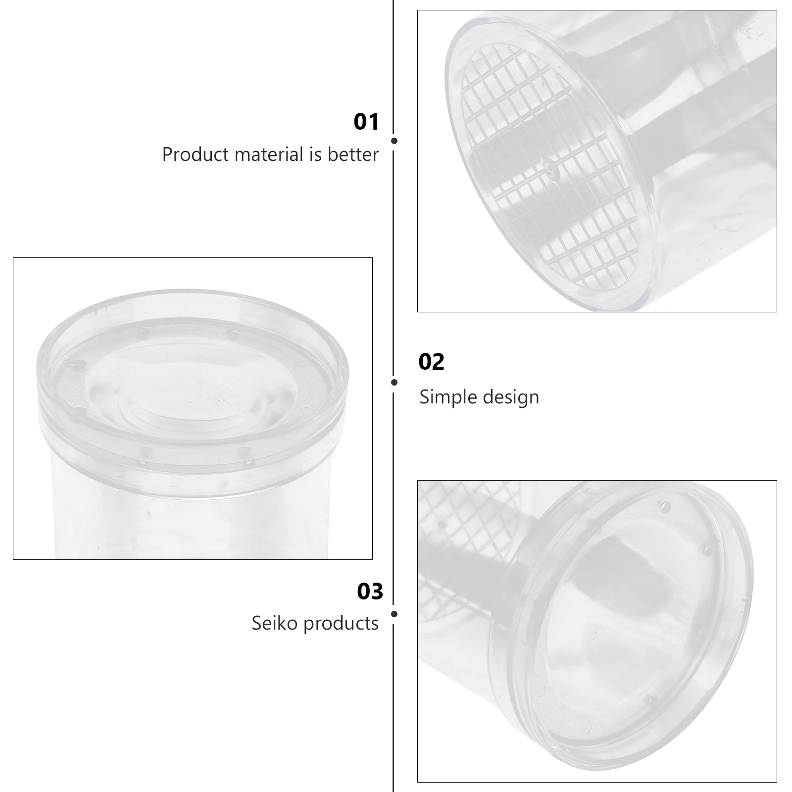 Copo de observação de insetos, 6 peças, plástico, pvc, lupa, recipiente, coletor de jarra, brinquedo, crianças, biologia, ferramenta educacional, amostra