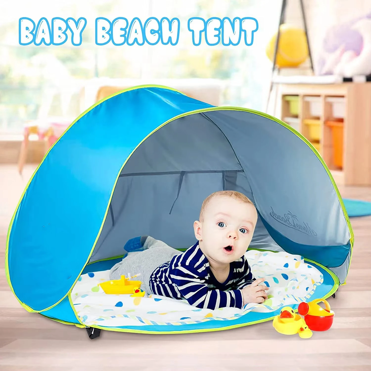 UV-bescherming Baby Strandtent Zon Onderdak Draagbare Outdoor Zwembad Speel Schaduw voor KidsBaby Zwemmen Speelgoed Kinderen Water Spelen ﻿