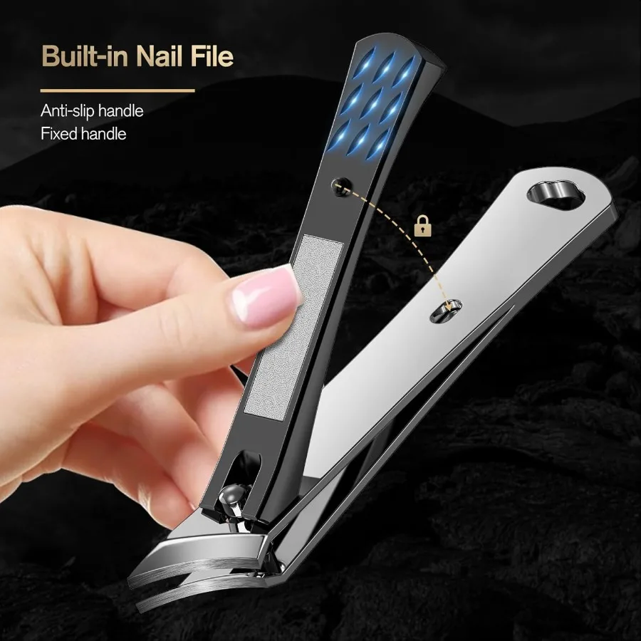 Ingrown Nail Clipper Slant Curved Blade Nail Clipper for Thick Toenails and Ingrown Nails Podiatrist Toenail Clippers for Senio