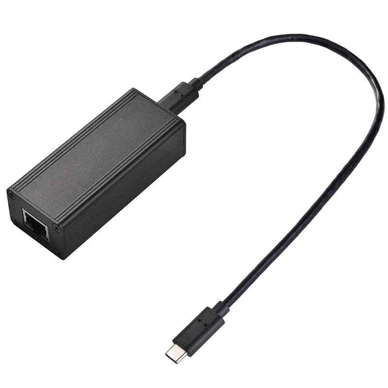 SDAPO 2.5GPD2CBT-20VUSB C to Ethernet Adapter PROCETR J45 Internet Adapter  Plug & Play gigabit poe to USB-C driver