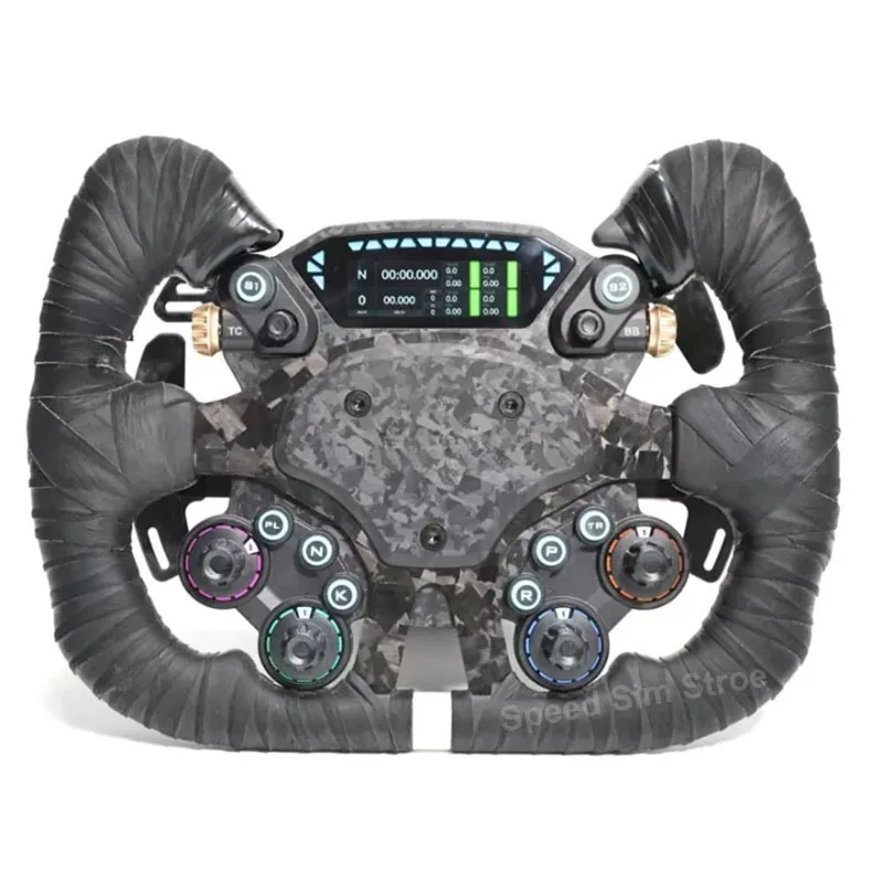 Simulation Racing Game Steering Wheel Replacement GT Carbon Fiber Aluminum Alloy Steering Wheel Face For Fanatec MOZA PXN SIMAGI
