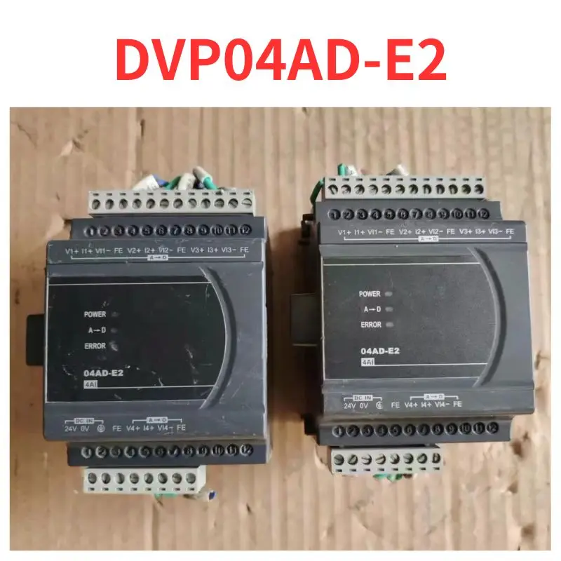 

second-hand PLC DVP04AD-E2, function well Tested well and shipped quickly