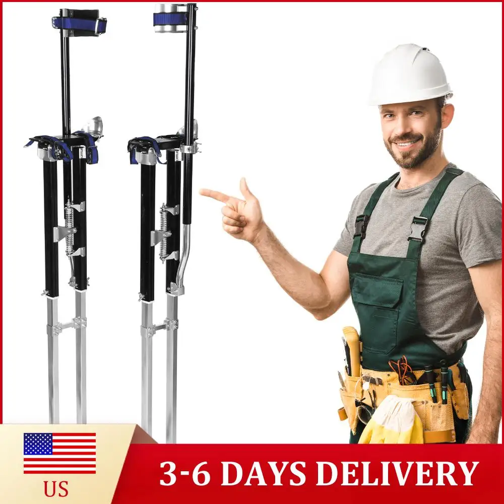 

Регулируемые алюминиевые ходули (48-60 дюймов) для маляров, отделочных работ, монтажа потолков, гипсокартона, нанесения ленты, а также для парадных костюмов