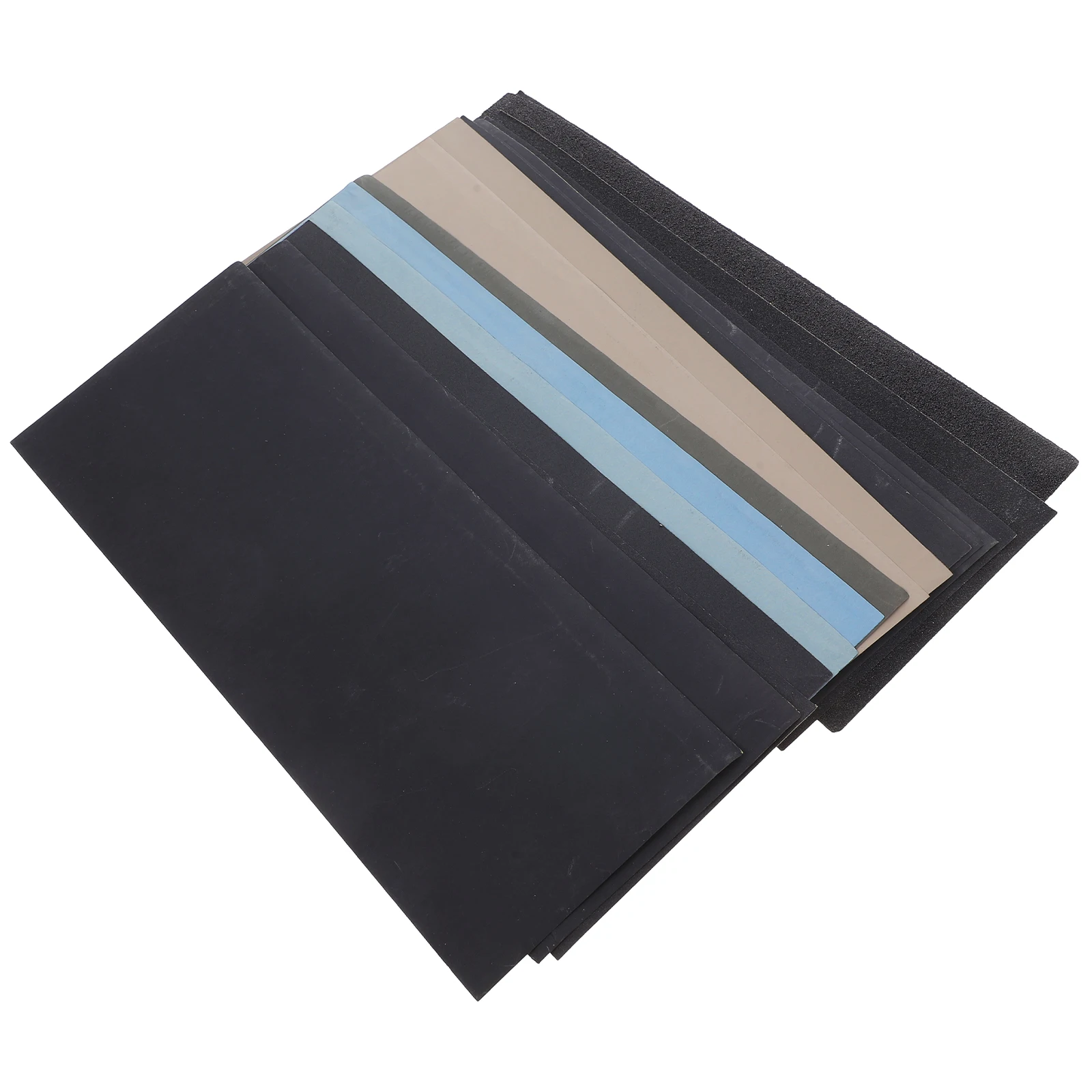 

Water Sandpaper Set 18 Sheets Assorted Grit Strips Automotive Wet Dry Sanding Paper Polishing Pad Combination