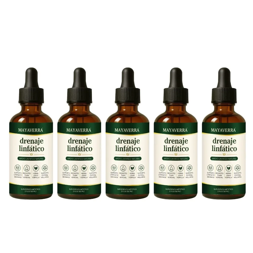MAYA VERRA Lymphatic Drainage Drops,59ml Multi Plant Blend Mixed Supplement For Improve Swelling Support Premium Ampoule Drops