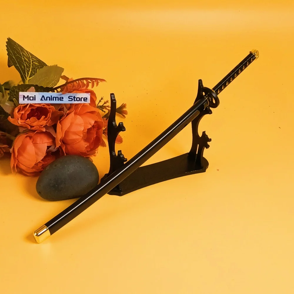 8.6인치 히무라 켄신 카타나 블레이드 장난감 애니메이션 루로니 켄신 코스프레 검 사무라이 진짜 카타나 닌자 나이프 무딘 장난감 선물