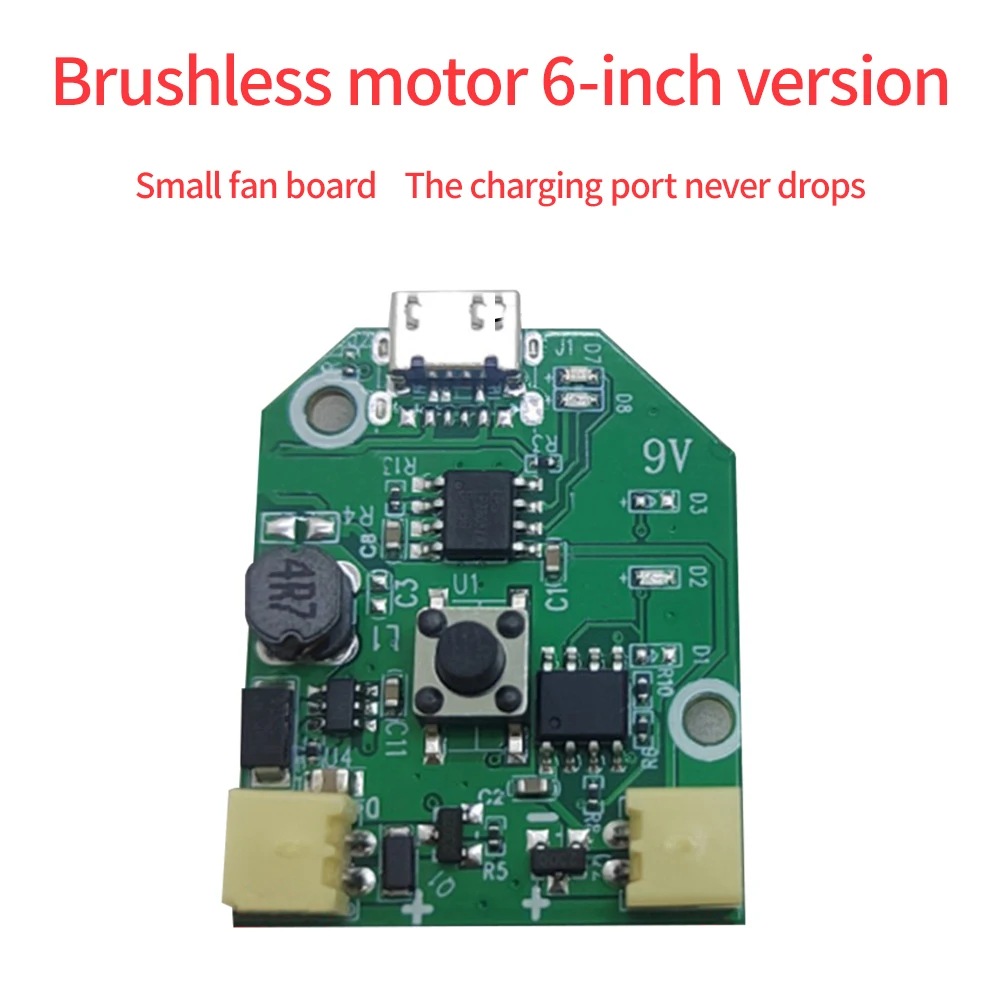 USB Rechargeable Small Fan Control Board Brushless 3rd Gear Micro USB Tpye-c Power supply General purpose mini fan board control