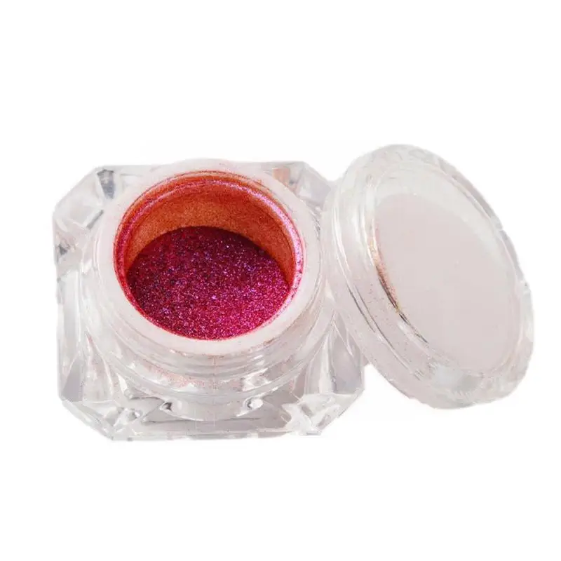 Chameleon Eyeshadow Light Changing Pigment Glitter Eyeshadow Long-lasting Cosmetic Stage Makeup Eye Makeup E4W0