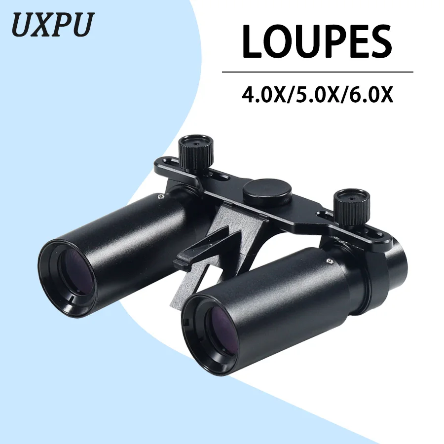 4.0X/5.0X/6.0X Dental Dual Lamp Loupes, with Clear Imaging and Detailed Display, only Compatible with Our Dual Lamp Series