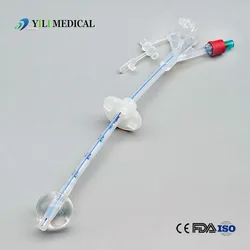 Disposable Silicone Gastrostomy Tube/PEG Feeding Tube Usage Suitable for gastrostomy patient FR14-24