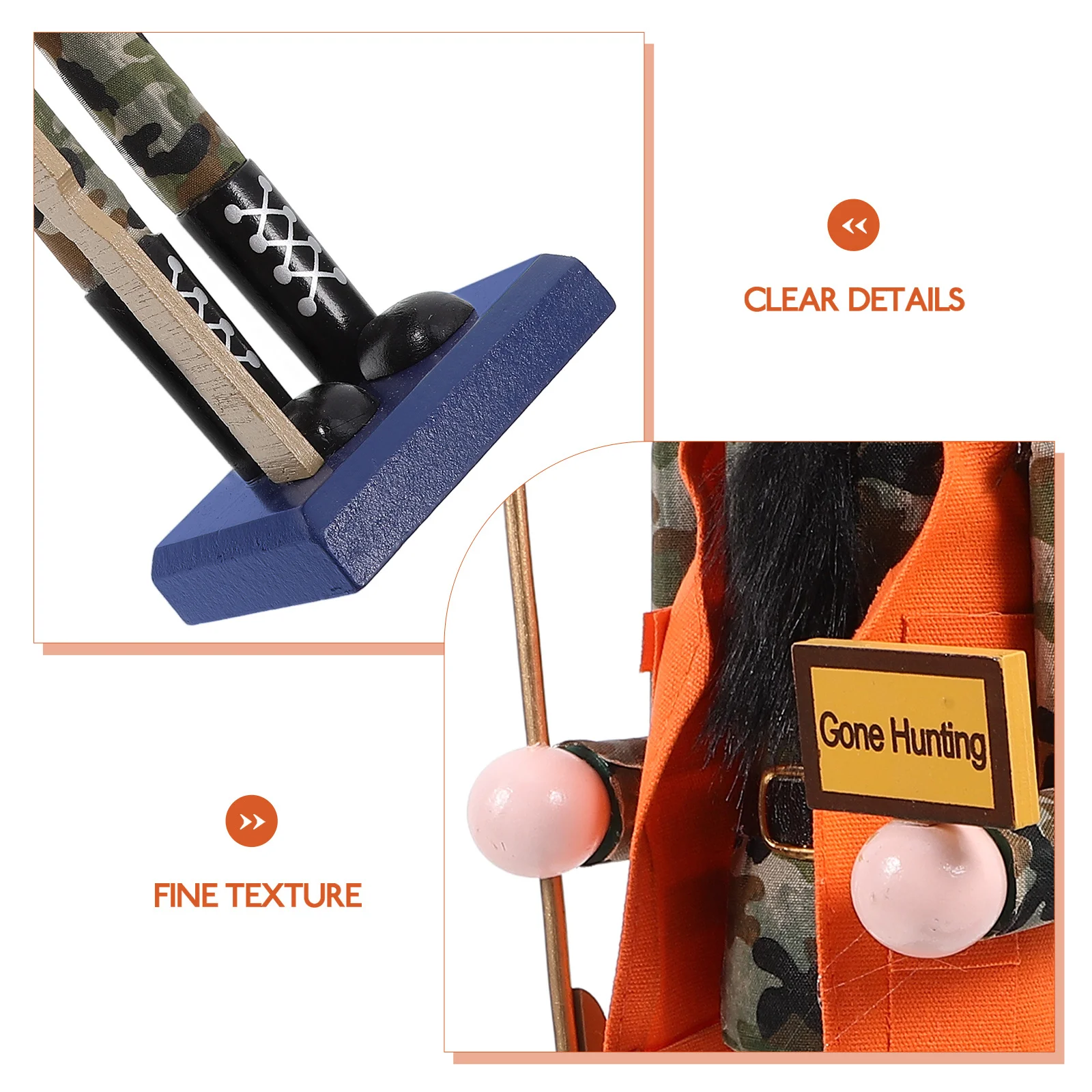 

Christmas Traditional Nutcracker Wooden Statue Desktop Xmas Decor Unique Holiday Decoration Gift Christmas Nutcracker Figure