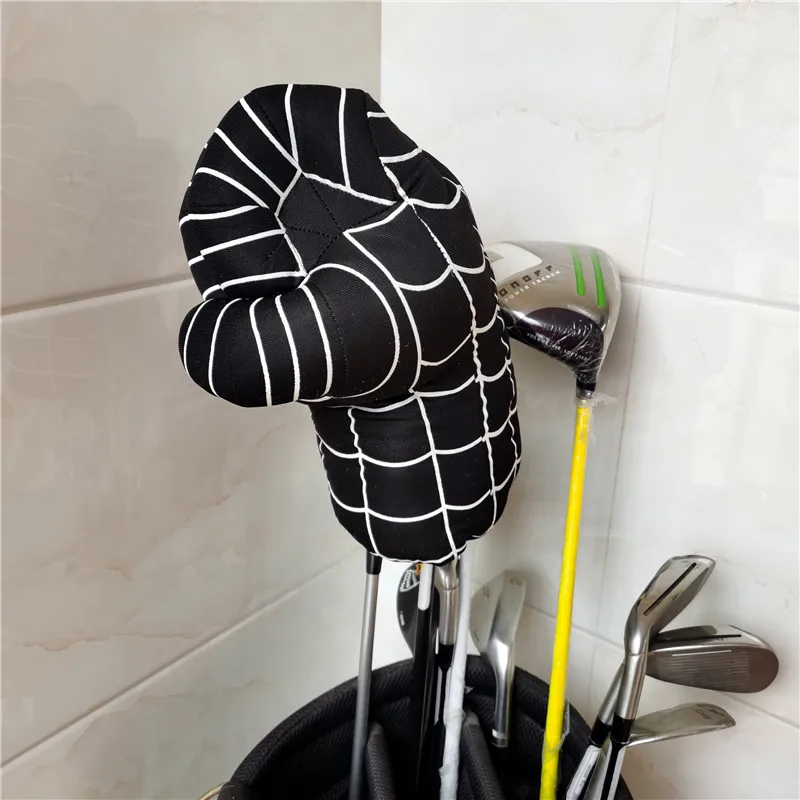 Spider Web The Fist Golf Driver Headcover 460cc Boxing Wood Golf Cover Golf Club Accessories Novelty Great Gift